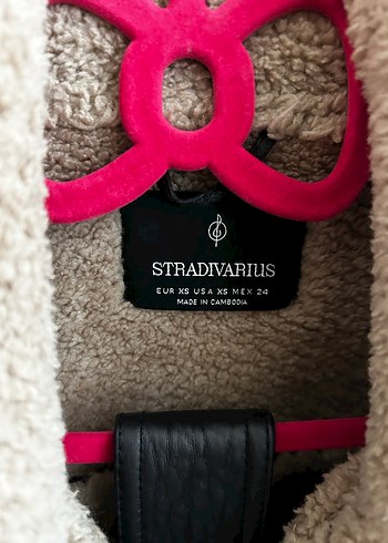 Stradivarius Kahverengi Kürklü Deri Biker Ceket