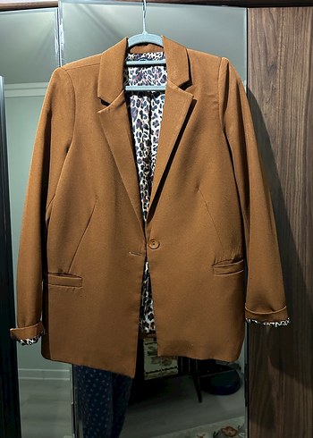 Kahverengi Kadın  Blazer - Görsel 3