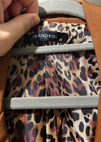 Kahverengi Kadın  Blazer - Görsel 4