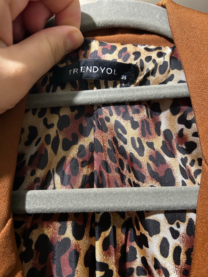 Kahverengi Kadın  Blazer - Görsel 4