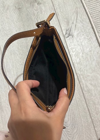 Kahverengi Deri Kadın Çanta - Görsel 5