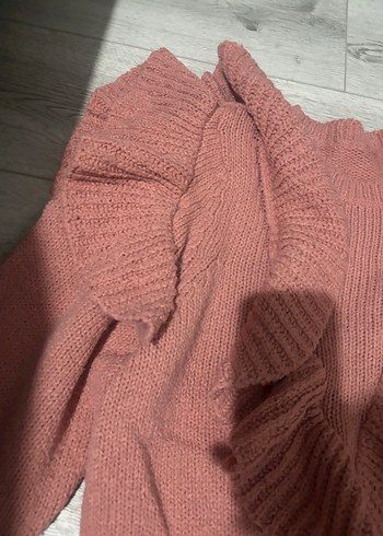 m Beden pembe Renk Pembe Triko Kadın Kazak