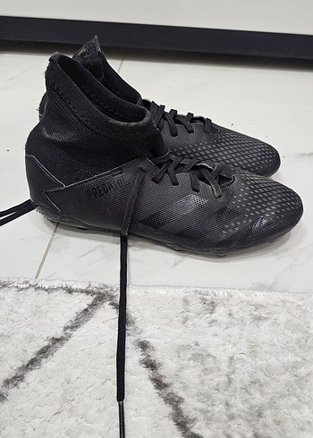 Siyah Erkek Futbol Ayakkabısı Velcro - Görsel 3