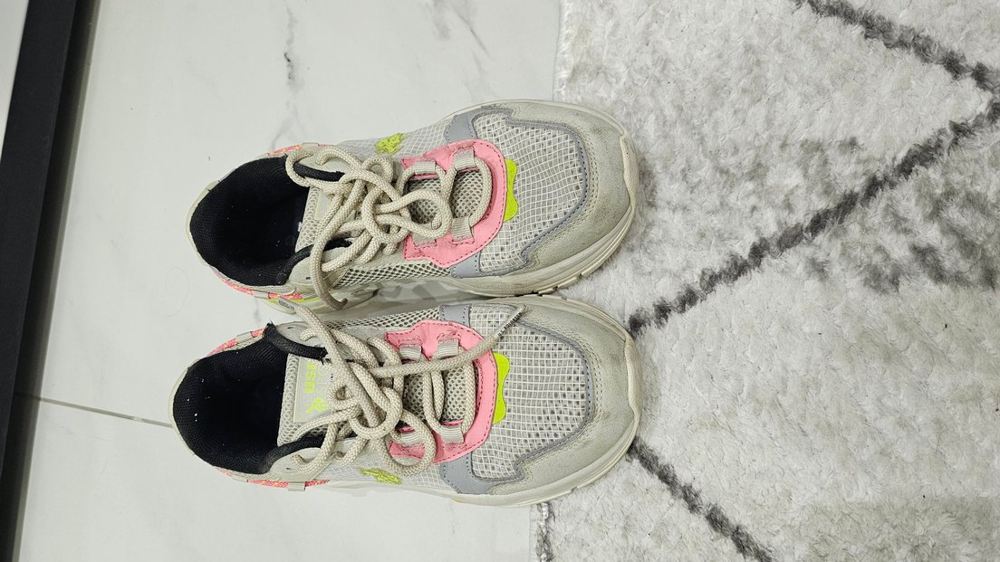 Bağcıklı Beyaz Platform Sneakers - Görsel 2