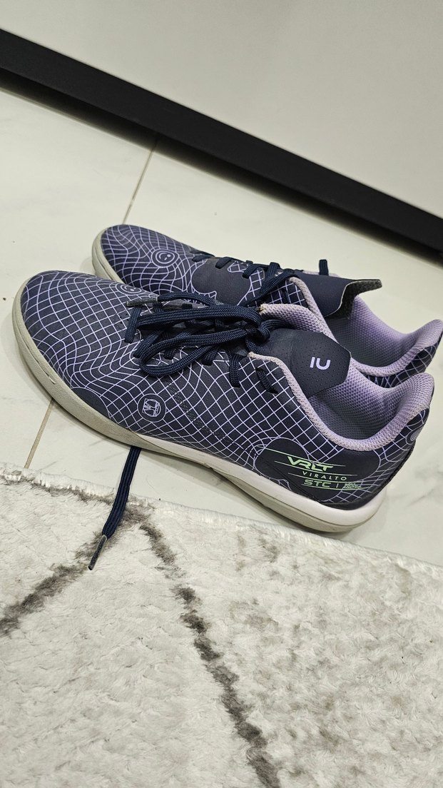 Erkek Mor ve Gri Spor Ayakkabı - Görsel 2