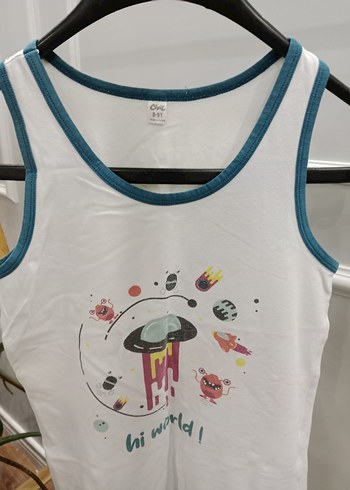 Civil Beyaz Baskılı Çocuk Erkek Askılı - Görsel 3