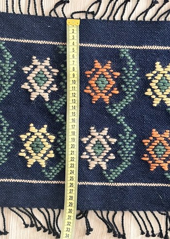 Nakışlı Çok Renkli Runner - Görsel 3