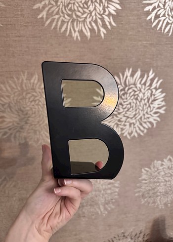 Siyah B Harfi Dekoratif Obje - Görsel 5