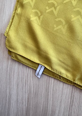 Parlak Sarı/Hardal Kadın Şal - Görsel 2