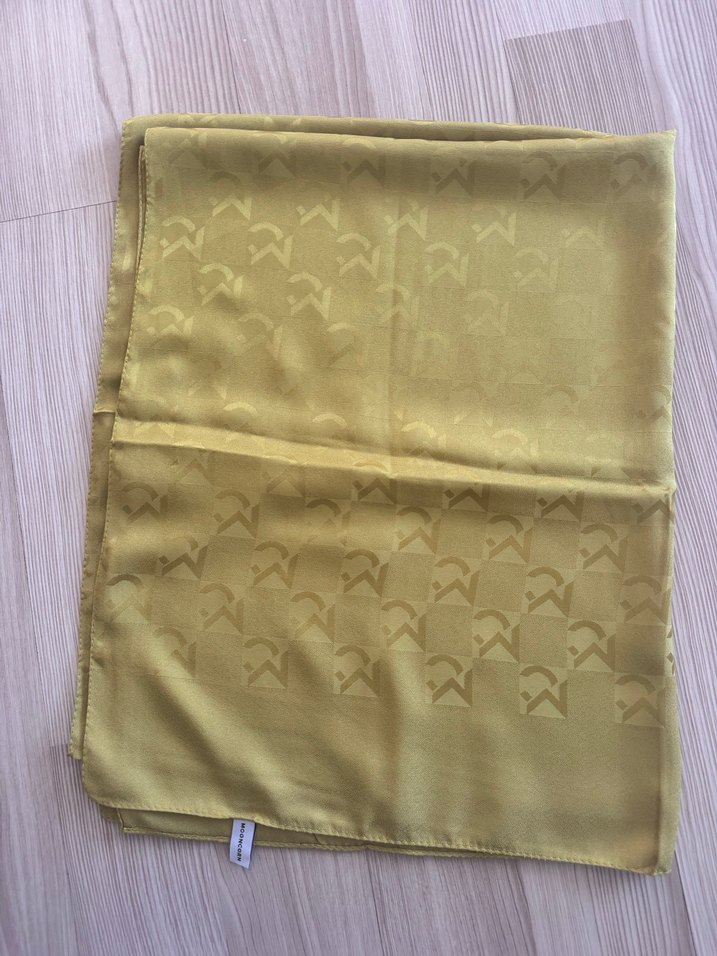 Parlak Sarı/Hardal Kadın Şal - Görsel 3