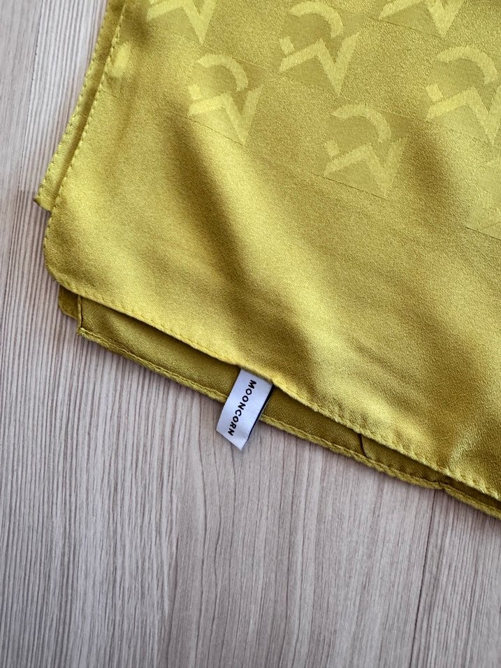 Parlak Sarı/Hardal Kadın Şal - Görsel 2