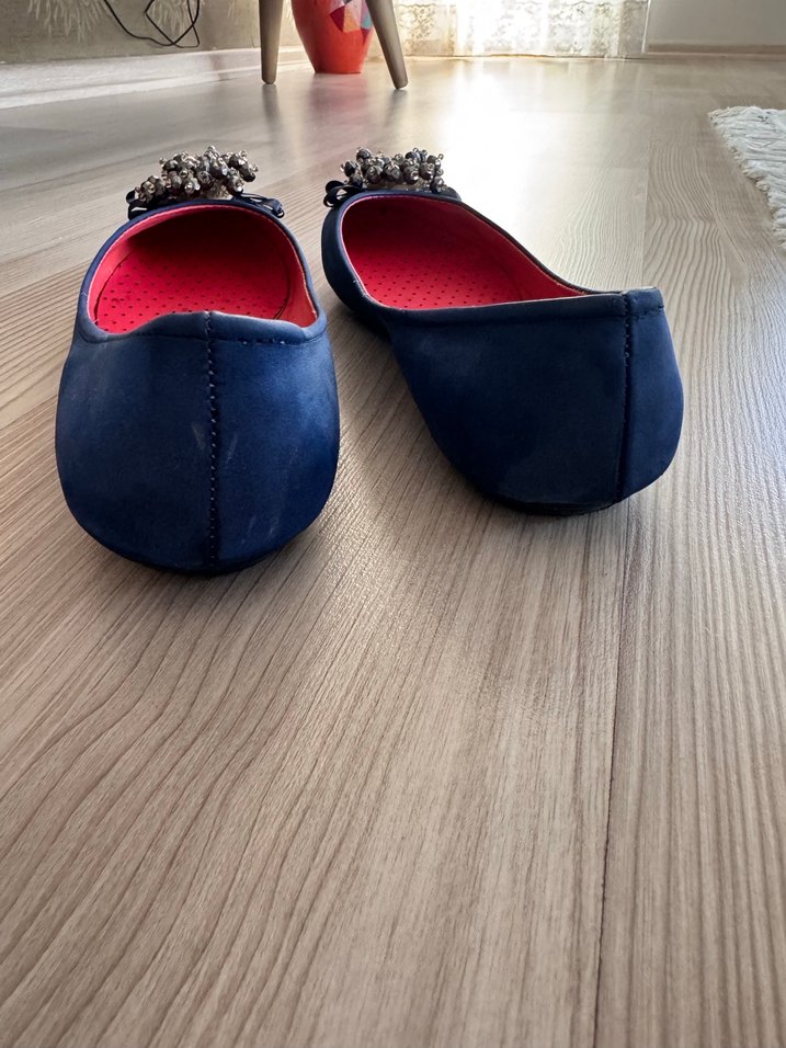 Mavi Boncuk Detaylı Kadın Babet - Görsel 5