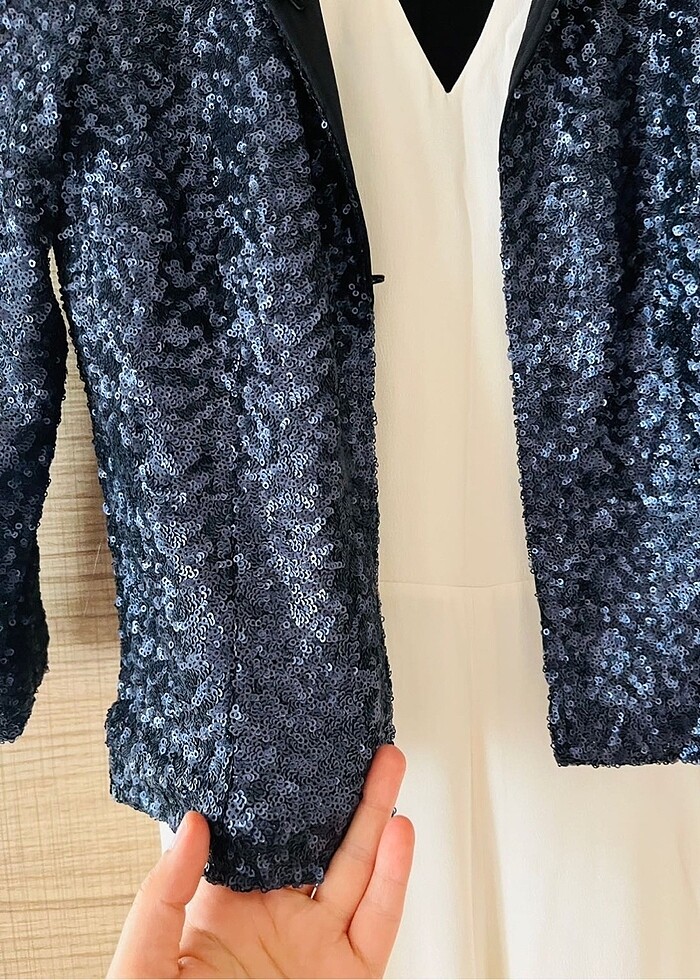 Herry marka kısa pullu şık ceket - Görsel 2