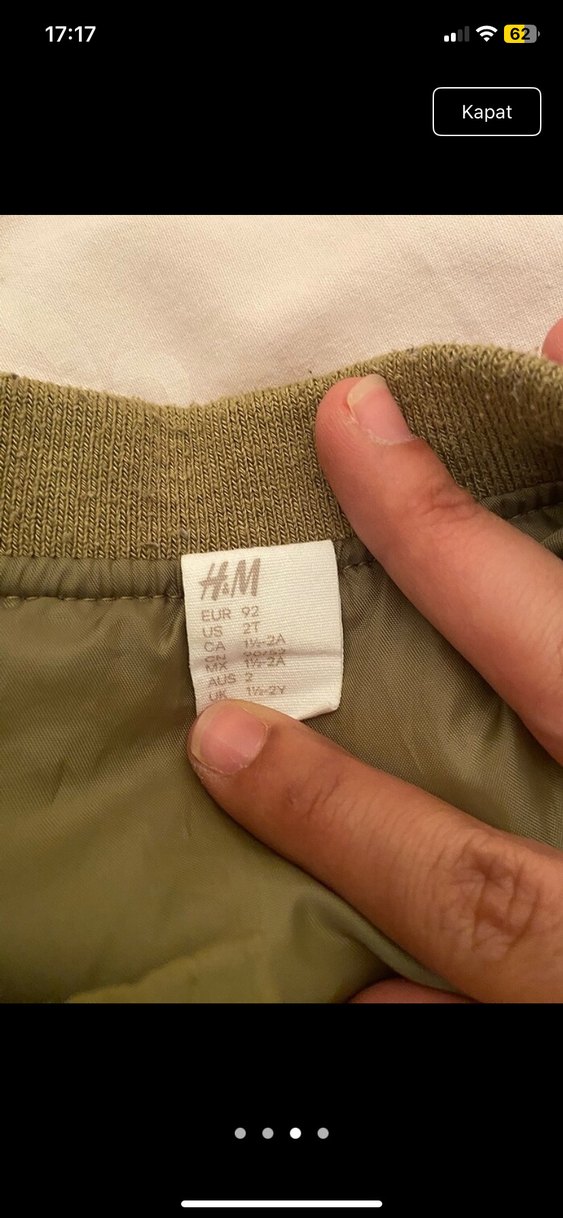 Erkek Çocuk Fermuarlı Mont hm - Görsel 3