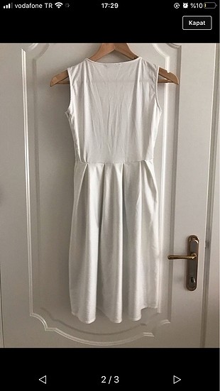 Zara Beyaz elbise