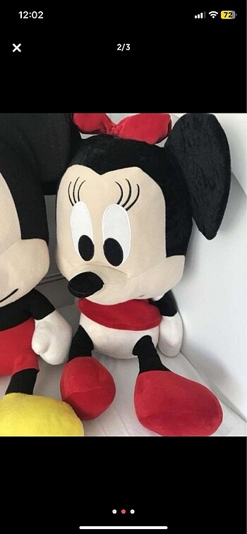 Walt Disney World Mickey minnie mousse peluş