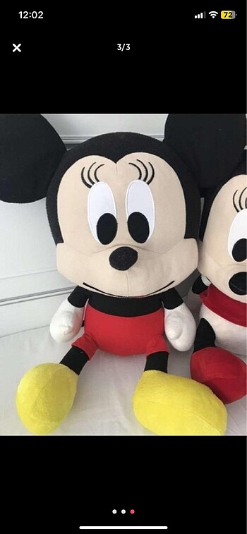 Beden Mickey minnie mousse peluş