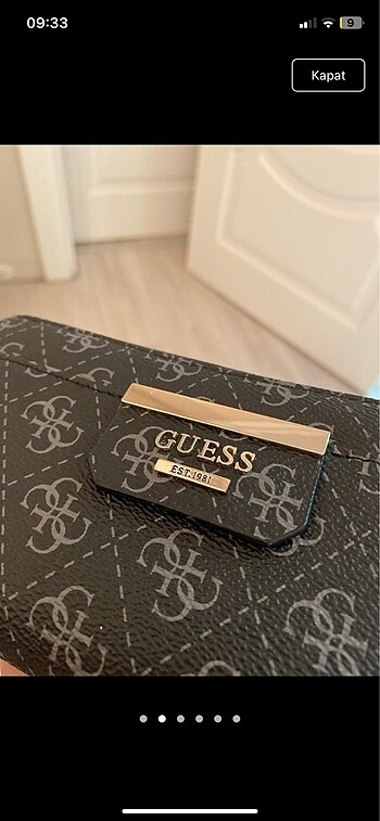 Guess Guess siyah cüzdan