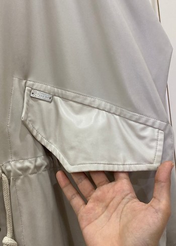 Midi Kadın Yağmurluk, Düğmeli, Kapüşonlu KK DESİNG - Görsel 4