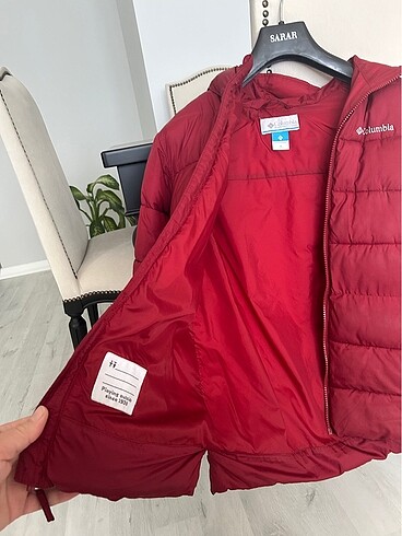 11-12 Yaş Beden bordo Renk Columbia mont