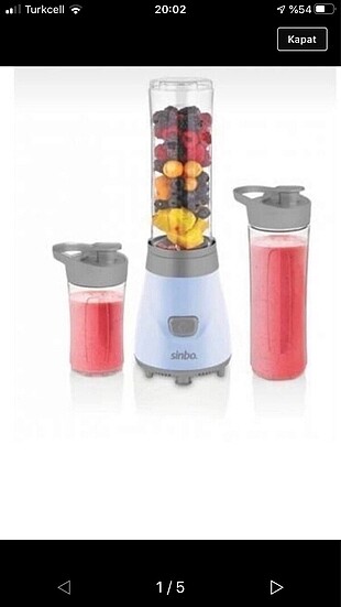 Smoothie blender seti