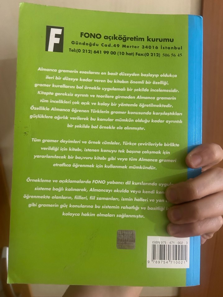 Almanca Dilbilgisi Kitabı - FONO - Görsel 2