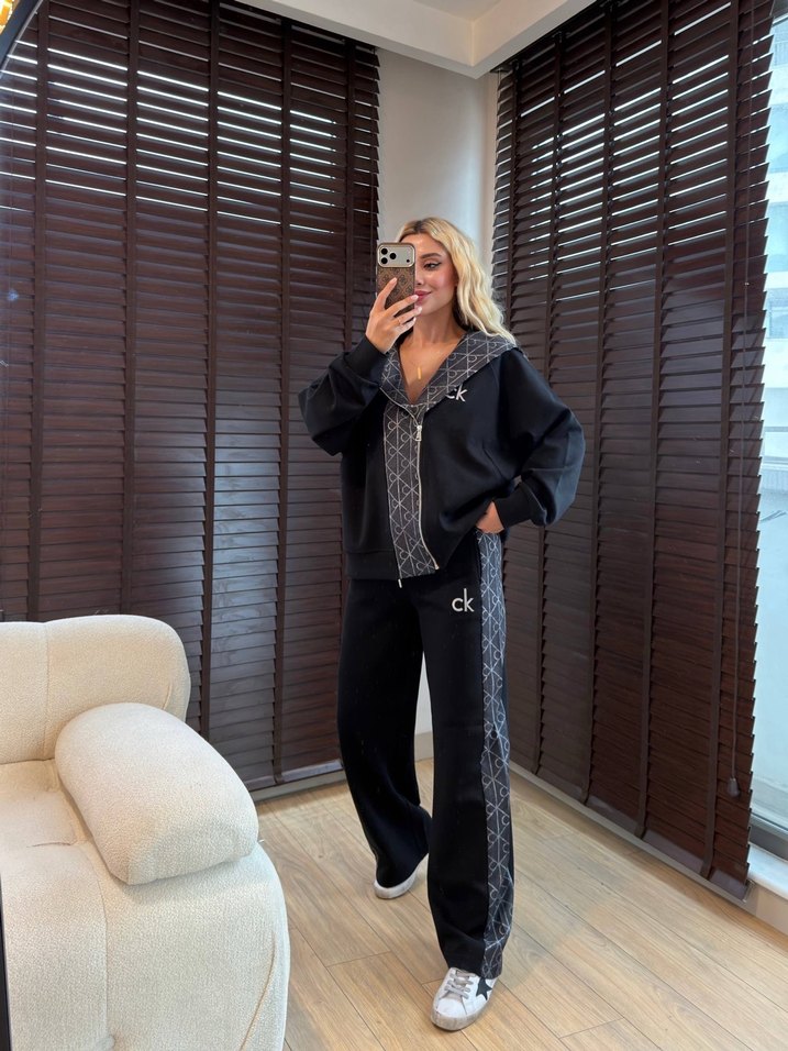 CK Siyah Takım  Rahat ve Şık Spor Stil — görsel 11/12