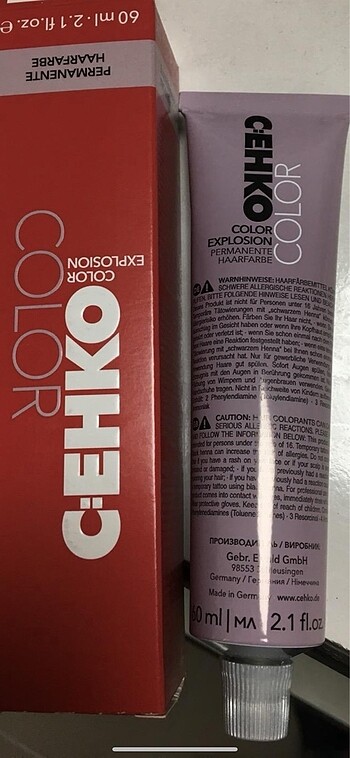 Schwarzkopf Cehko saç boyası 250 adet var