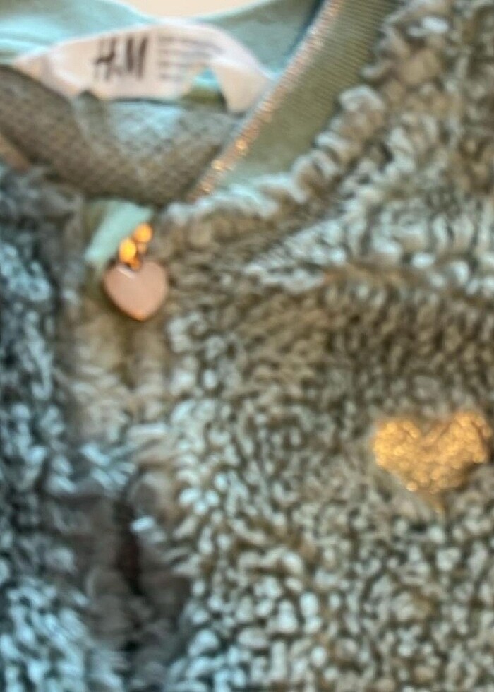 H&M peluş hırka - Görsel 2