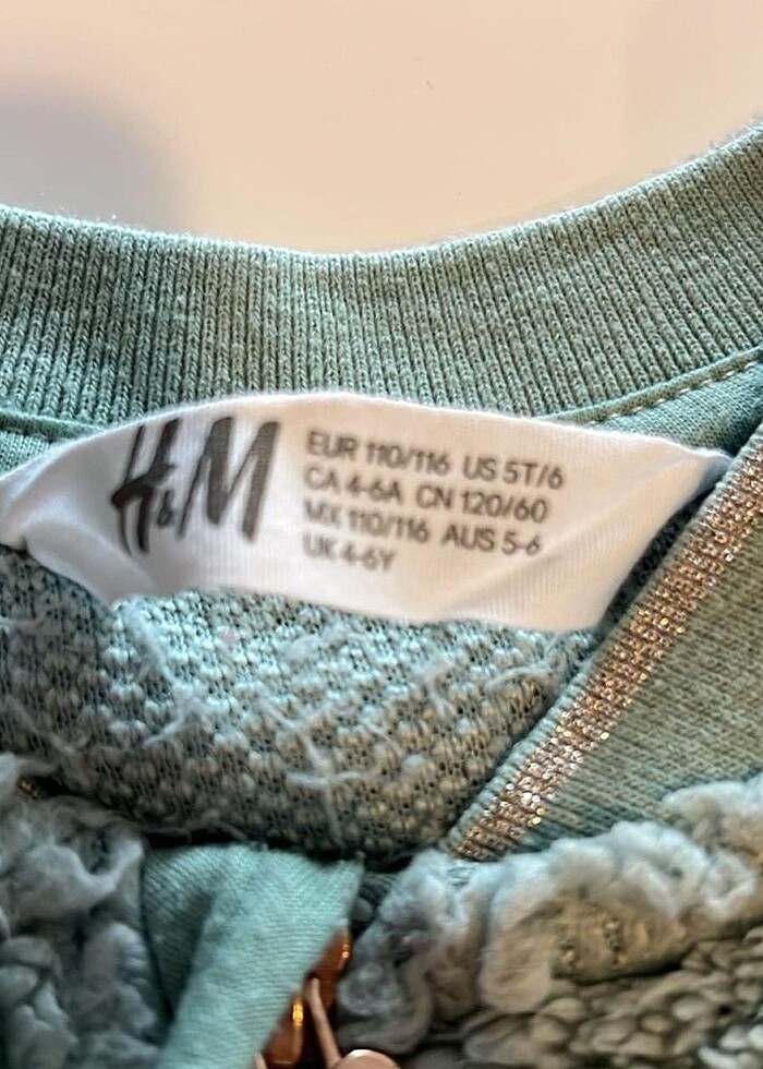 H&M peluş hırka - Görsel 3