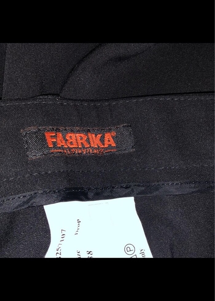 Fabrika kumaş pantolon - Görsel 3