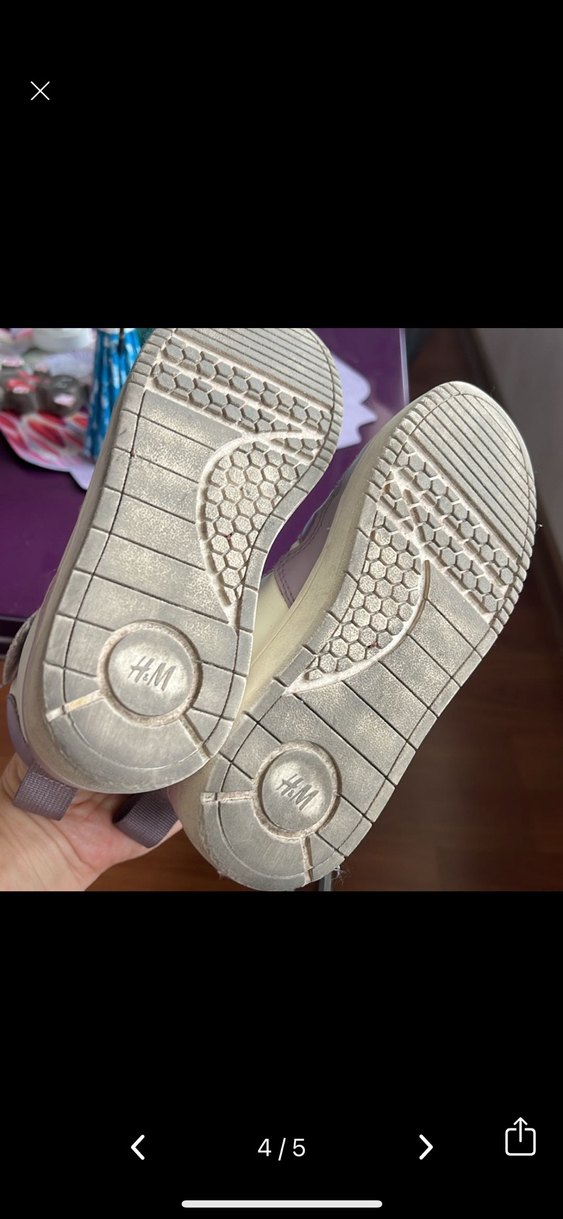 Kızlar için pembe bağcıklı ve cırt cırtlı spor ayakkabı - Görsel 3