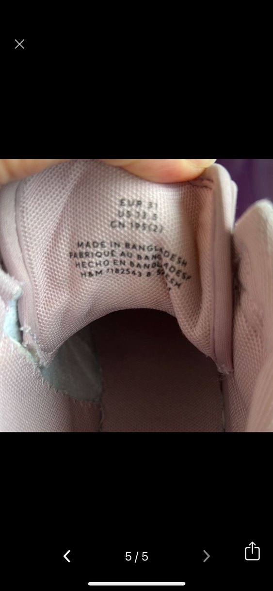 Kızlar için pembe bağcıklı ve cırt cırtlı spor ayakkabı - Görsel 4