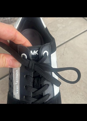 Siyah Çizgili Kadın Spor Ayakkabı - Görsel 5