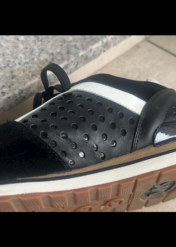 Siyah Çizgili Kadın Spor Ayakkabı - Görsel 4