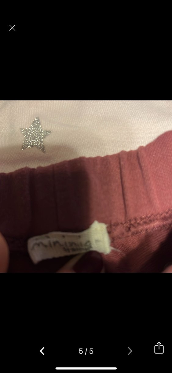 Pembe Fırfırlı Baskılı Kız Takımı - Görsel 5