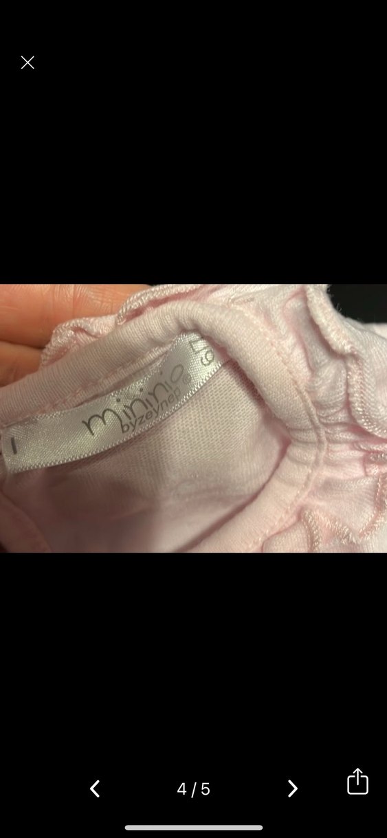 Pembe Fırfırlı Baskılı Kız Takımı - Görsel 4