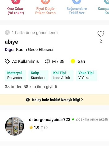 Gece elbisesi