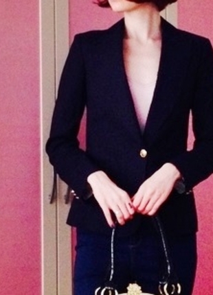 Markasız Ürün Macys Lacivert Blazer Ceket