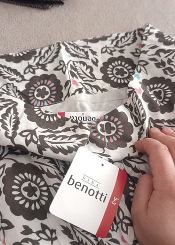 Gri Desenli Bohem  Midi Etek - Görsel 2