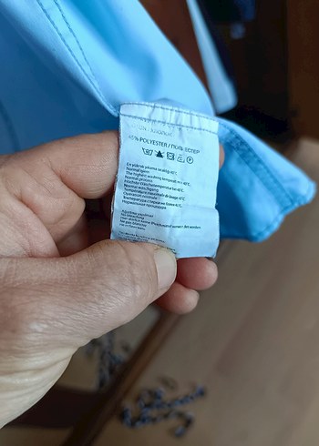 m Beden Mavi Erkek Ofis Gömleği, Regular Fit, Uzun Kollu