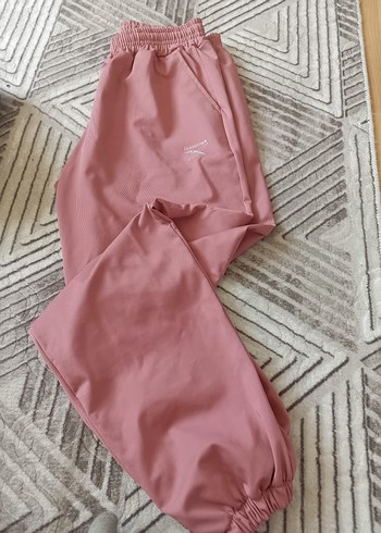 Pembe Salaş Kadın Eşofman Altı