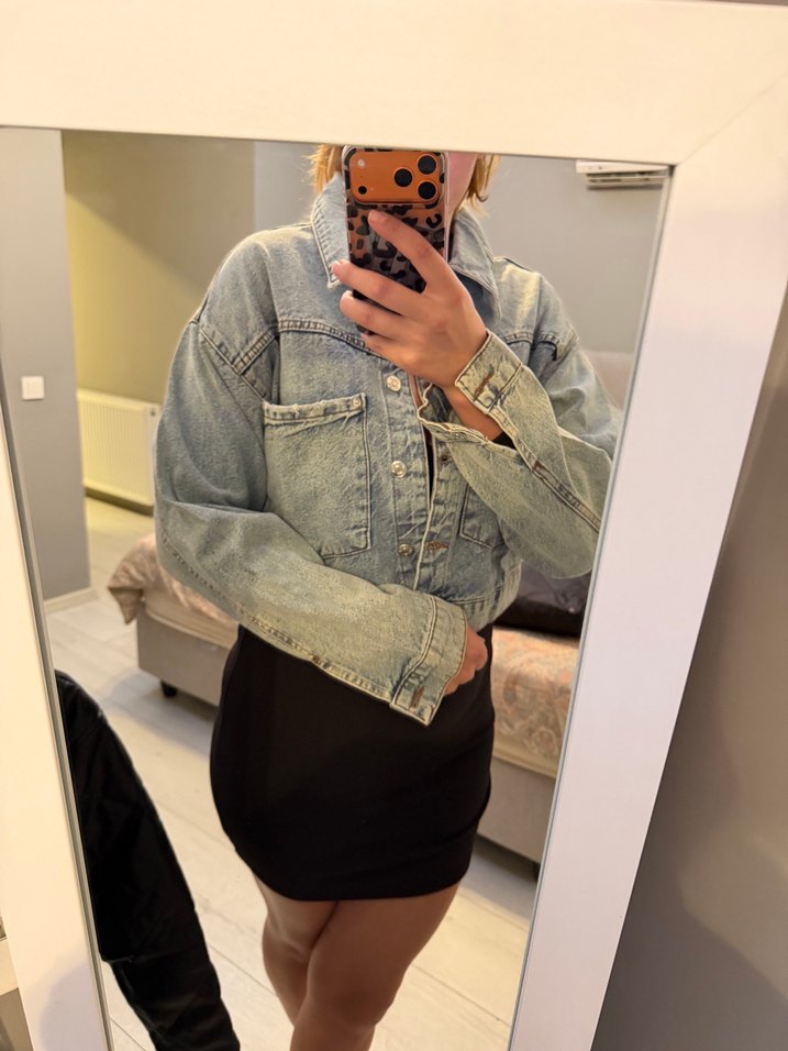 Açık Mavi Oversize Denim Ceket — görsel 5/14