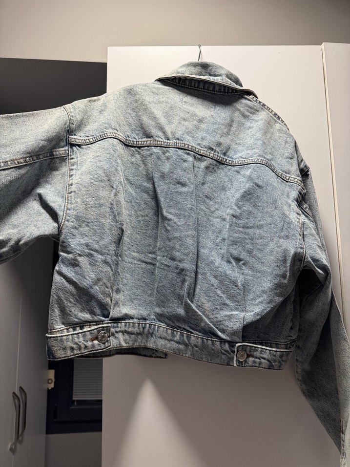Açık Mavi Oversize Denim Ceket — görsel 11/14