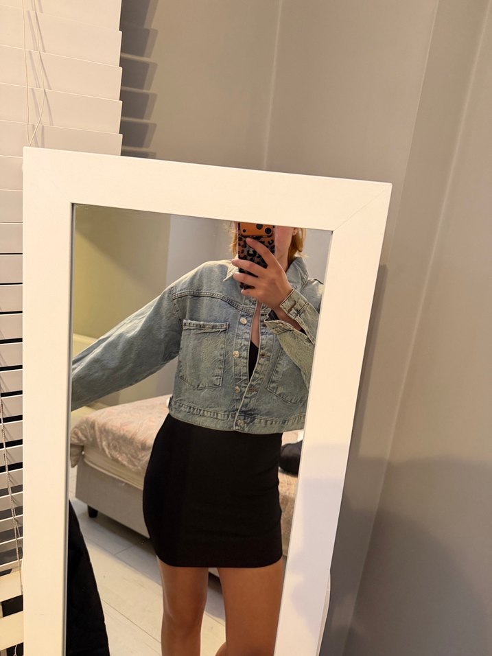 Açık Mavi Oversize Denim Ceket — görsel 6/14