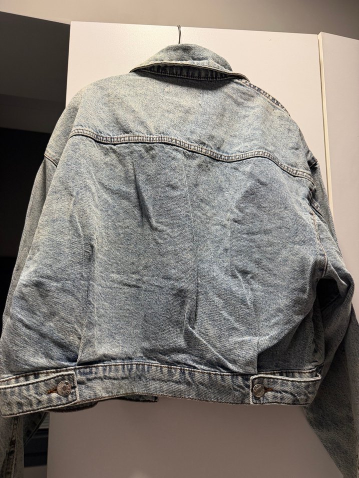 Açık Mavi Oversize Denim Ceket — görsel 12/14