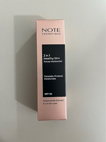 Note 3 in 1 Healthy Skin Tinted Spf50