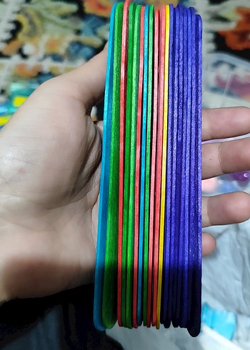 Renkli Tahta Çubuklar - Görsel 2