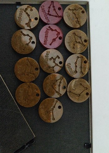 Renkli Burç Kadın Charmları - Görsel 2