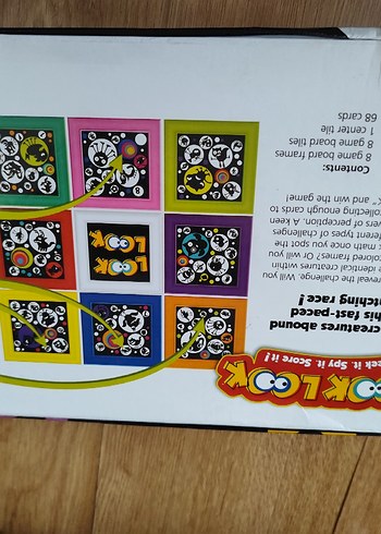 Look Look Çok Renkli Masa Oyunu - Görsel 3